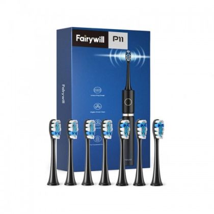 Електрическа четка за зъби Fairywill FW-P11 Sonic Toothbrush 8 Set Black