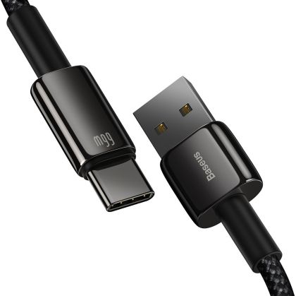 Кабел Baseus Tungsten Gold Cable USB to Type-C 66W 2m