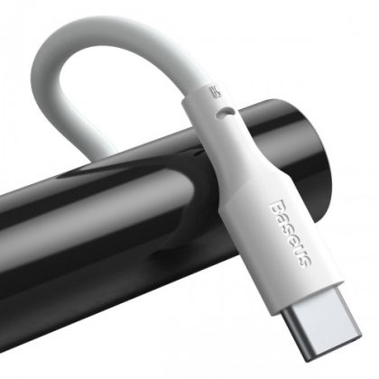 Кабел Baseus Simple Wisdom Data Cable Kit (2бр.) USB to Type-C 5A 1.5m White
