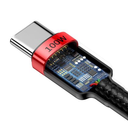 Кабел Baseus Cable Cafule PD USB-C to USB-C 2.0 QC 3.0 100W 2m