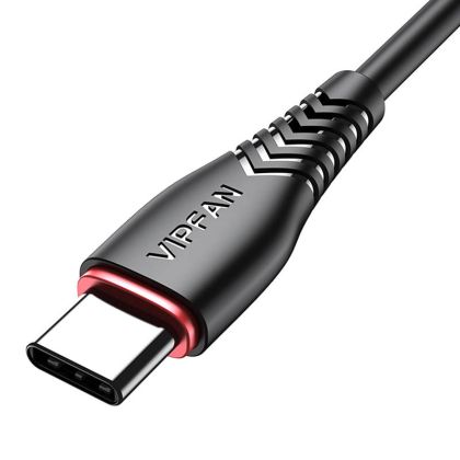 Кабел Vipfan X01 3in1 USB Type-C / Lightning / Micro 30W 1.2m