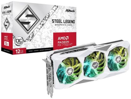 ASRock Radeon RX 7700 XT Steel Legend OC 12GB