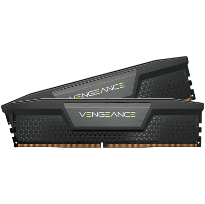 Corsair DDR5, 5600MT/s 32GB 2x16GB DIMM, Unbuffered, 36-36-36-76, Std PMIC, XMP 3.0, VENGEANCE DDR5 Black Heatspreader, Black PCB, 1.25V, EAN:0840006659327