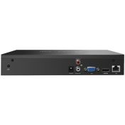 16 Channel Network Video RecorderSPEC: H.265+/H.265/H.264+/H.264, Up to 8MP resolution, 80 Mbps Incoming Bandwidth(up to 16 channels), 1× SATA Interface(up to 10 TB), 12V DC 1.5 A, 2× USB 2.0, 1× VGA port, 1× HDMI portFEATURE: Two-Way Audio