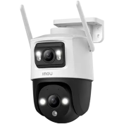 Imou Cruiser Dual 10MP, full color night vision Wi-Fi IP camera 5MP + 5MP, 355°Pan & 0-90°Tilt, 1/3" CMOS, H.265, micro SD(256GB), 30fps@1620, 3.6mm Fixed lens, FOV 78°, IR up to 30m, 8x Zoom, 1xRJ45, Mic&Speaker, spotlight, 110dB Siren, IP66