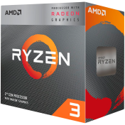 AMD CPU Desktop Ryzen 3 4C/4T 3200G (4.0GHz,6MB,65W,AM4) box, RX Vega 8 Graphics, with Wraith Stealth cooler