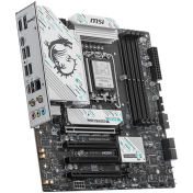 MSI PRO B860M GAMING PLUS WIFI, mATX, LGA 1851, 4x DDR5 Dual Channel DDR5 up to 8600(OC)MHz, 4x PCIe x16 slot, 3x M.2 slot, 2x USB 2.0, 2x USB 5Gbps, 1x USB 10Gbps, 1x USB 5Gbps Type-C, HDMI, DP, 7.1 HD Audio, 5G LAN, WiFi, BT, 3Y