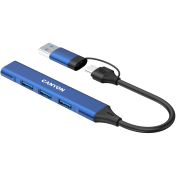 CANYON hub DS-02 4in1 USB-A/C Blue