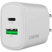 CANYON charger OnCharge 250 25W 1xPD 1xQC EU White