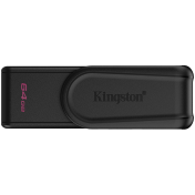 Kingston  64GB Portable USB 3.2 Gen 1 DataTraveler Exodia S (Black/Black)
