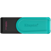Kingston  128GB Portable USB 3.2 Gen 1 DataTraveler Exodia S (Black/Turquoise)