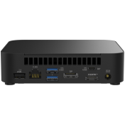 ASUS NUC 14 Essential/RNUC14MNK1500002/N150 Processor/1xDDR5-4800 SO-DIMM/5xUSB Type-A/2xUSB Type-C/3.5mm jack/ M.2 22x80 NVMe and SATA SSD/2,5Gbe LAN/1xHDMI/ 1x DP/no Storage/no RAM/WiFI6E AX211/no OS/EU Cord/Slim Kit(L6)/EAN:4711387783078