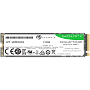SSD SEAGATE BarraCuda 520 512GB M.2 2280-S2 PCIe Gen4 x4 NVMe 1.4, Read/Write: 5000/3800 MBps, TBW 200