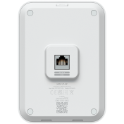 Ubiquiti UniFi U70IW Wall mounted WiFi 7 AP with 4 spatial streams and an integreated 2.5GbE PoE switch desined for hospitality enviorments