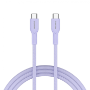 CANYON cable OnWire 60CL C-C 60W COLOR Braided 1m Purple