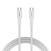 CANYON cable OnWire 60CL C-C 60W COLOR Braided 1m White
