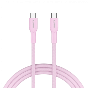 CANYON cable OnWire 60CL C-C 60W COLOR Braided 1m Pink