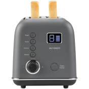 BUYDEEM 2 Slice Automatic Metal Toaster, model DT730E, color Ink Grey, EU