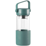 BUYDEEM Glass Tea Bottle, model DG42, color Cozy Greenish