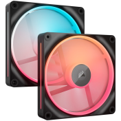 CORSAIR LX-R RGB Series, iCUE LINK LX140-R RGB, 140mm RGB Fan, Dual Fan Kit