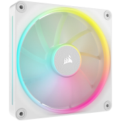 Corsair LX RGB Series, iCUE LINK LX140 RGB White, 140mm RGB Fan, Single Fan