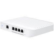 Layer 2 switch with (4) 10GbE RJ45 ports and (1) GbE, 802.3at PoE+ RJ45 input.The Switch Flex XG (USW Flex XG) is a fully managed, mult-gigabit, Layer 2 switch with (4) 10GbE RJ45 ports and (1) GbE PoE input. The USW Flex XG sports slim, compact ho