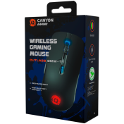CANYON Gaming Mouse CUTLASS max DPI 2400 RGB Wireless Black