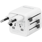 CANYON Travel Adapter OnTour One EU/UK/US/AUS   White