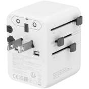 CANYON Travel Adapter OnTour 20 EU/UK/US/AUS 70W  White