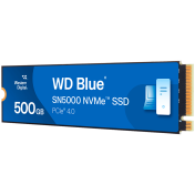SSD WD Blue SN5000 NVMe (M.2 2280, 500GB, PCIe Gen4 16GT/s, up to 4 Lanes)