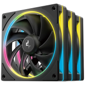 DeepCool FL12 SE 3IN1, 3x120mm ARGB Fans, 8-pin Cable, PWM, Fluid Dynamic Bearing, PBT, 3 pack, ARGB Halo, R-FL12SE-BKAPN3-G, 3Y