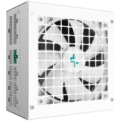 DeepCool Gamer Storm, PN850-M WH, 850W, 80 Plus GOLD, ATX12V V3.1, Japanese Capacitors, Fully Modular, White Sleeved Cables, Hydro Bearing 120mm Fan, White, OPP/OVP/SCP/OTP/OCP/UVP/SIP/NLO, R-PN850M-FC0W-JGEU, 10Y