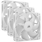 CORSAIR RS120 White, 120mm Fan, Triple Pack