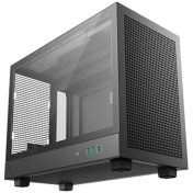 DeepCool CH160 PLUS, Mini Tower, Mini-ITX/Micro-ATX, 2xUSB3.0, 1xType-C Gen 2, 1xAudio/Mic, Mesh Panel, Black, R-CH160-BKNGM0-G, 2Y