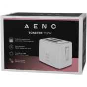 Electric Toaster, White, 220-240V, 50-60Hz, 780-930W, 2 slots, 3 modes, 7 browning levels