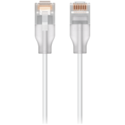 Ubiquiti UACC-Cable-Patch-EL-0.15M-W UniFi Etherlighting Patch Cable, Translucent booted RJ45 for optimal Etherlighting brightness, Outer diameter 2.5 mm