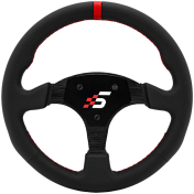 SIMAGIC Round-Shaped Steering wheel without HUB, 330mm, Leather. S407