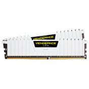 CORSAIR DDR4, 3200MHz 16GB 2x8GB Dimm, 16-20-20-38, XMP 2.0, Vengeance LPX White Heatspreader, Black PCB, 1.35V