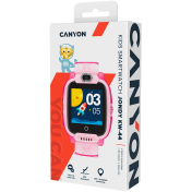 CANYON kids watch Jondy KW-44 4G Camera GPS Music Pink