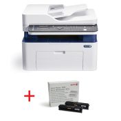 Лазерно многофункционално устройство Xerox WorkCentre 3025N (with ADF) + Xerox Phaser 3020 / WorkCentre 3025 Dual Pack Print Cartridge