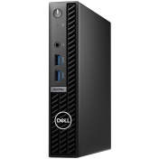 Dell OptiPlex 7010 Micro, Intel Core i3-13100T (4+0 Cores, 12MB, 8T, 2.5GHz to 4.2GHz, 35W), 8GB (1x8GB) DDR4, 256GB SSD, Integrated Graphics, DVD+/-RW, Mouse + BG KBD, Ubuntu, 3Y ProSupport