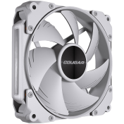 Cougar fan APOLAR 120 ARGB White, Fan Speed 600-2200 RPM±200RPM, Air Flow 75.38 CFM ± 10%, Air Pressure 2.59 mm H2O±10%, HDB Hydro Dynamic Bearing, 490 mm (Fan) / 470 mm (ARGB)