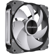 Cougar fan APOLAR 120 ARGB Black, Fan Speed 600-2200 RPM±200RPM, Air Flow 75.38 CFM ± 10%, Air Pressure 2.59 mm H2O±10%, HDB Hydro Dynamic Bearing, 490 mm (Fan) / 470 mm (ARGB)