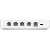 UBIQUITI Compact UniFi Cloud Gateway with a full suite of advanced routing and security features:Runs UniFi Network for full-stack network management;Manages 30+ UniFi devices and 300+ clients;1 Gbps routing with IDS/IPS; Multi-WAN load balancing