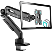 ONKRON Monitor Arm Desktop Mount for 13” to 34-Inch LCD LED Screens up to 10 Kg, Black