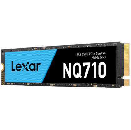 Lexar 500GB High Speed PCIe Gen 4X4 M.2 NVMe, up to 4400 MB/s read and 1700 MB/s write