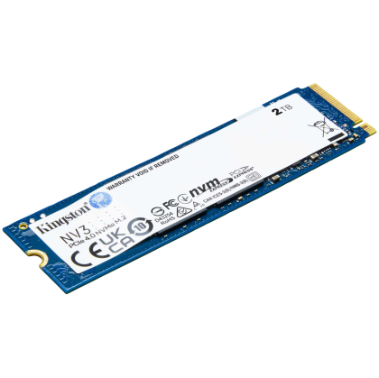 Kingston 2TB NV3 SSD M.2 2280 PCIe 4.0 NVMe, Read: 6,000/ Write: 5,000MB/s