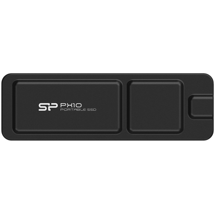 Silicon Power PX10 512GB Portable SSD USB 3.2 Gen2, R/W: up to 1050MB/s; 1050MB/s, Black, EAN: 4713436156338