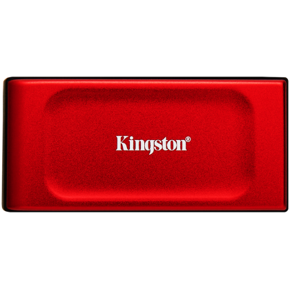 Kingston SSD 1TB XS1000 Red External USB 3.2 Gen 2 Portable Solid State Drive