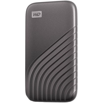 WD 2TB My Passport SSD - Portable SSD, up to 1050MB/s Read and 1000MB/s Write Speeds, USB 3.2 Gen 2 - Space Gray, EAN: 619659184049